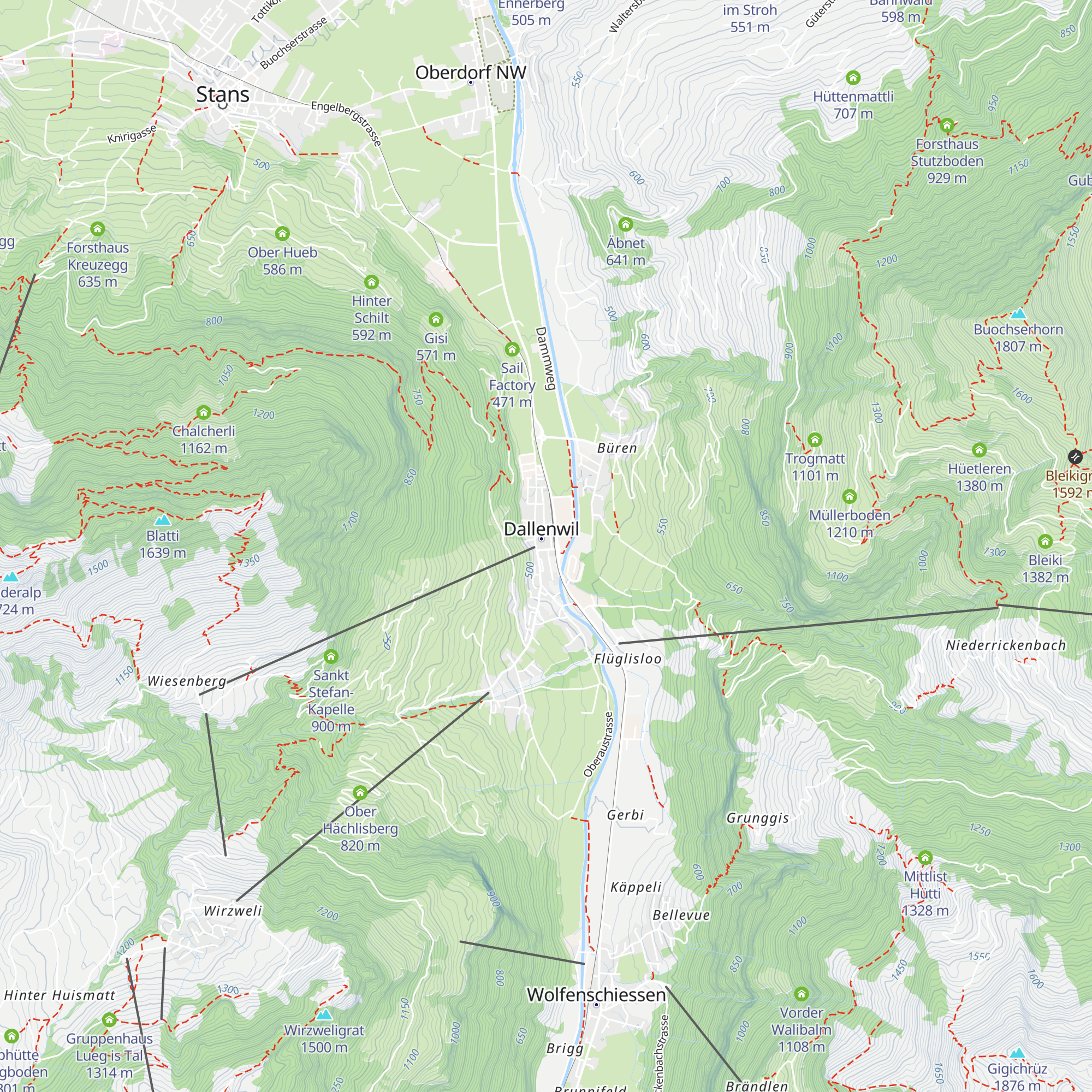 Giessenhof map