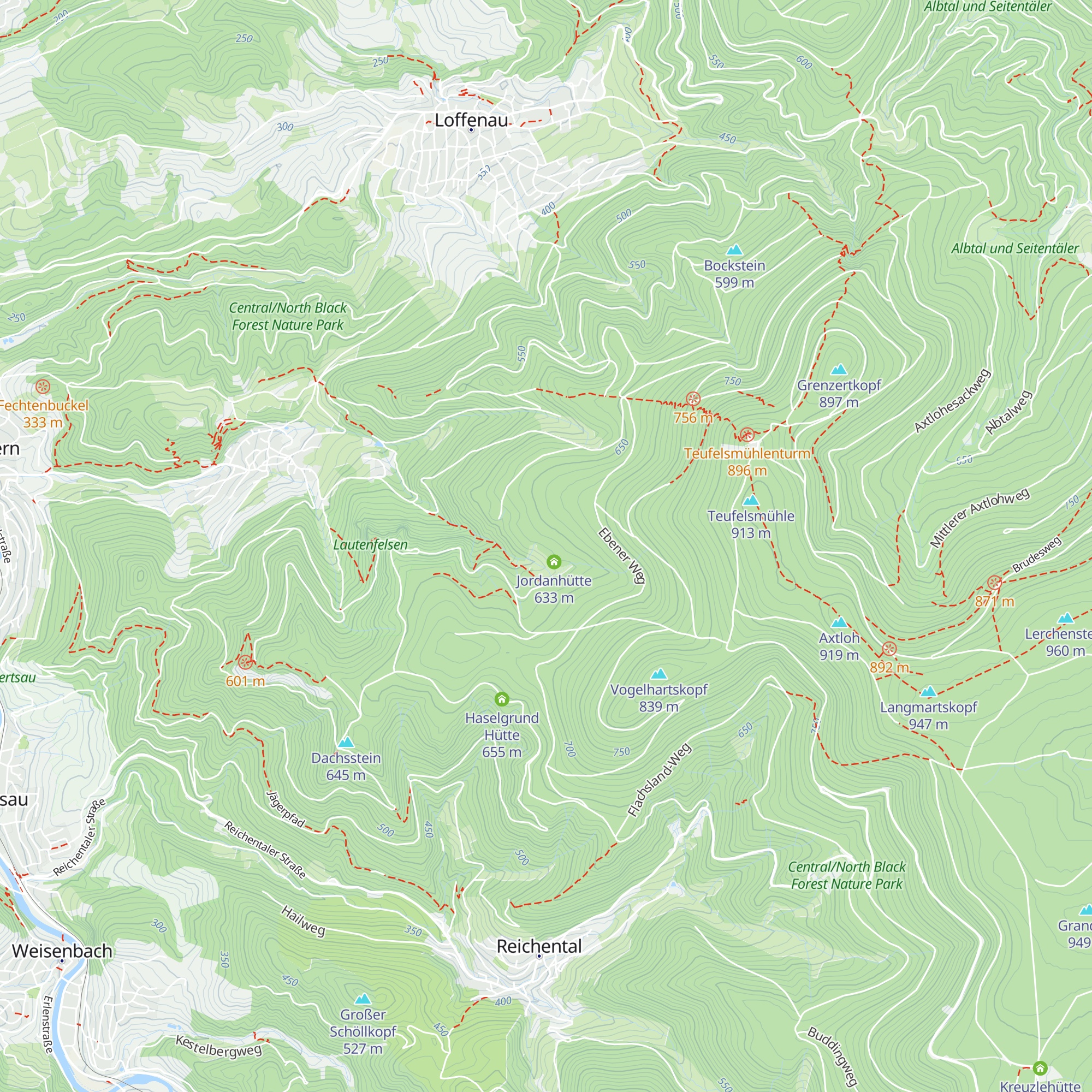 Reinboldhütte map