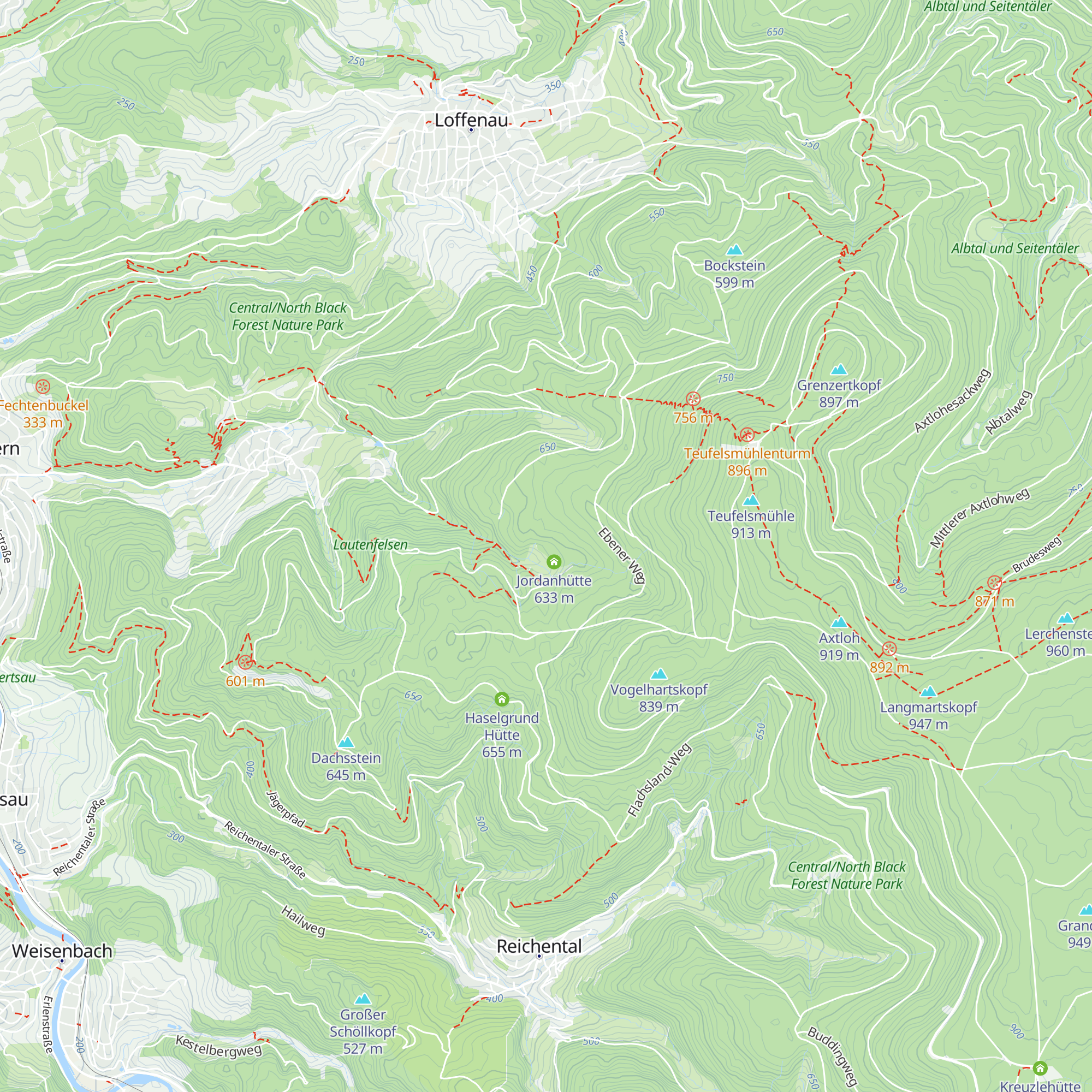 Reinboldhütte map