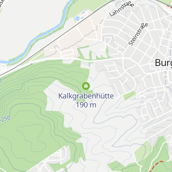 Map of Kalkgrabenhütte