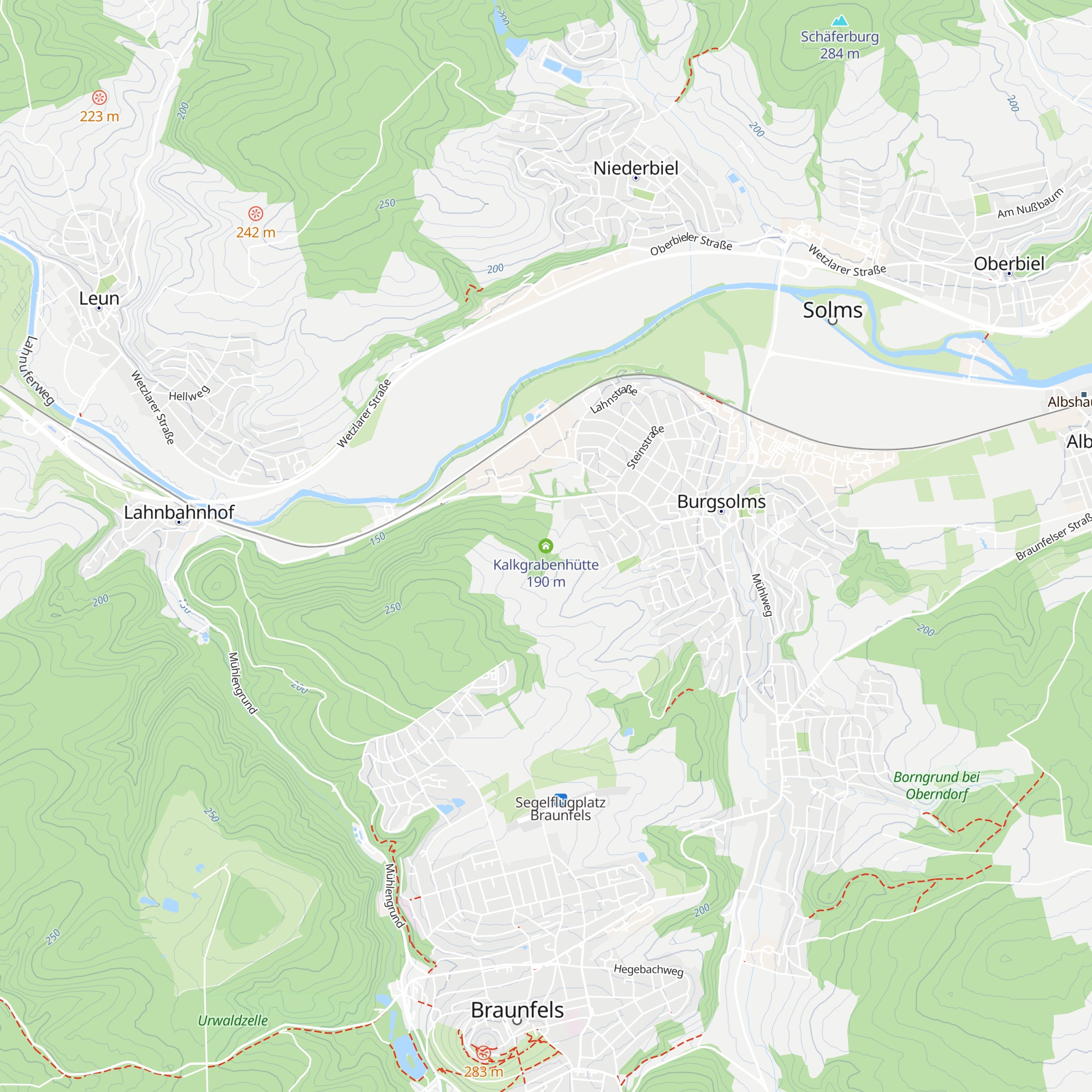 Kalkgrabenhütte map
