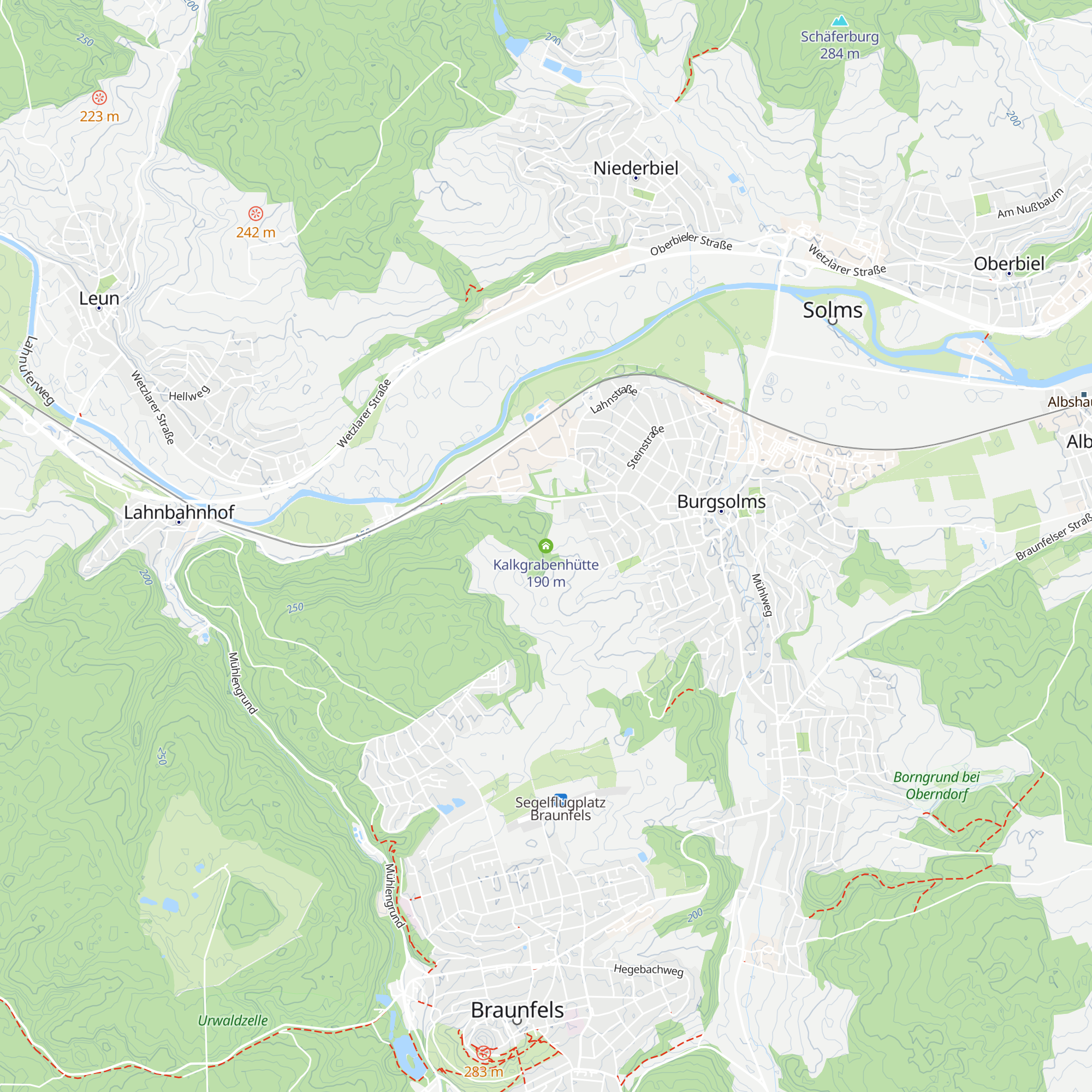 Kalkgrabenhütte map