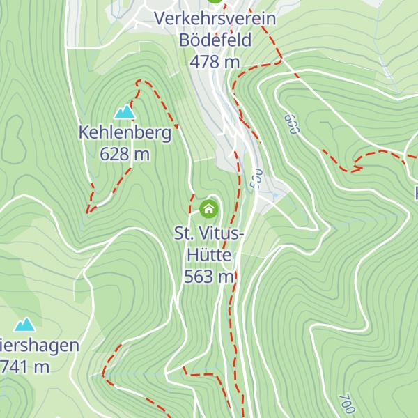 Map of St. Vitus-Hütte