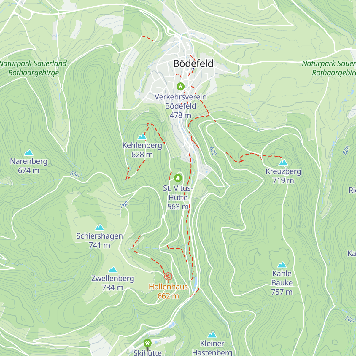 St. Vitus-Hütte map