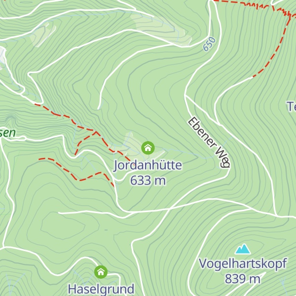 Map of Jordanhütte