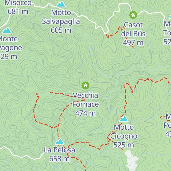 Map of Vecchia Fornace