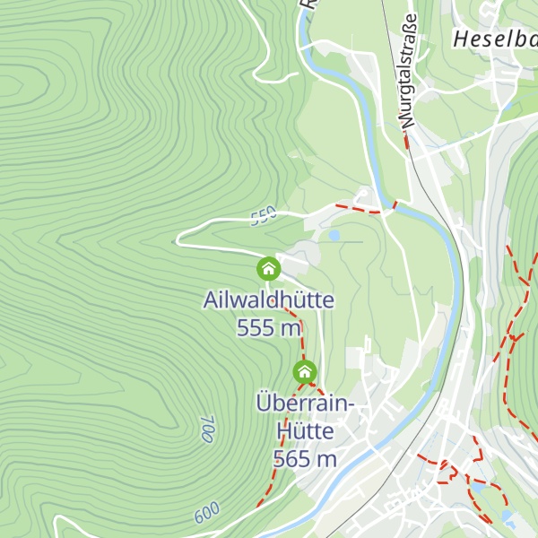 Map of Ailwaldhütte