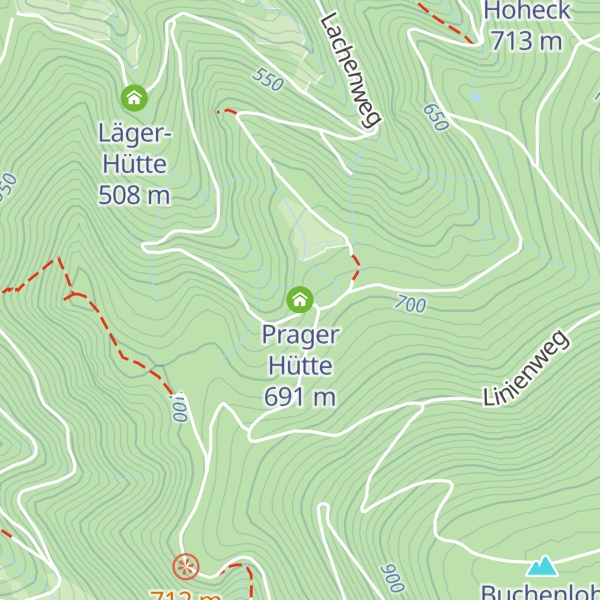 Map of Prager Hütte