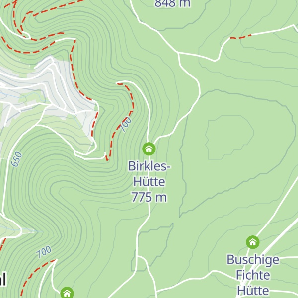 Map of Birkles-Hütte