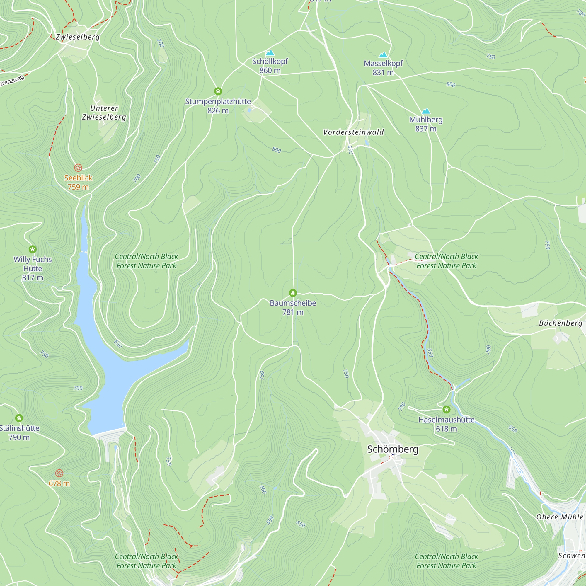Baumscheibe map