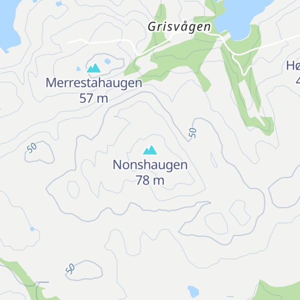 Map of Nonshaugen