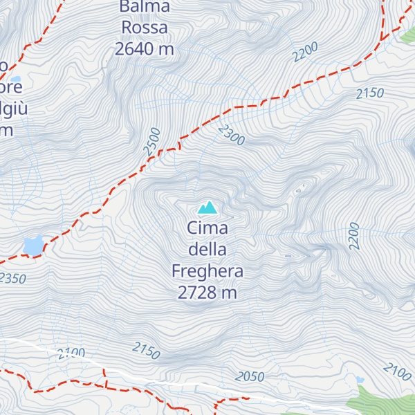 Map of Cima della Freghera