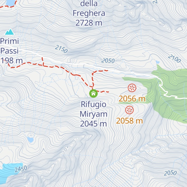 Map of Rifugio Miryam