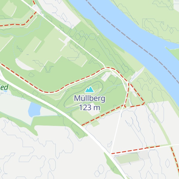 Map of Müllberg