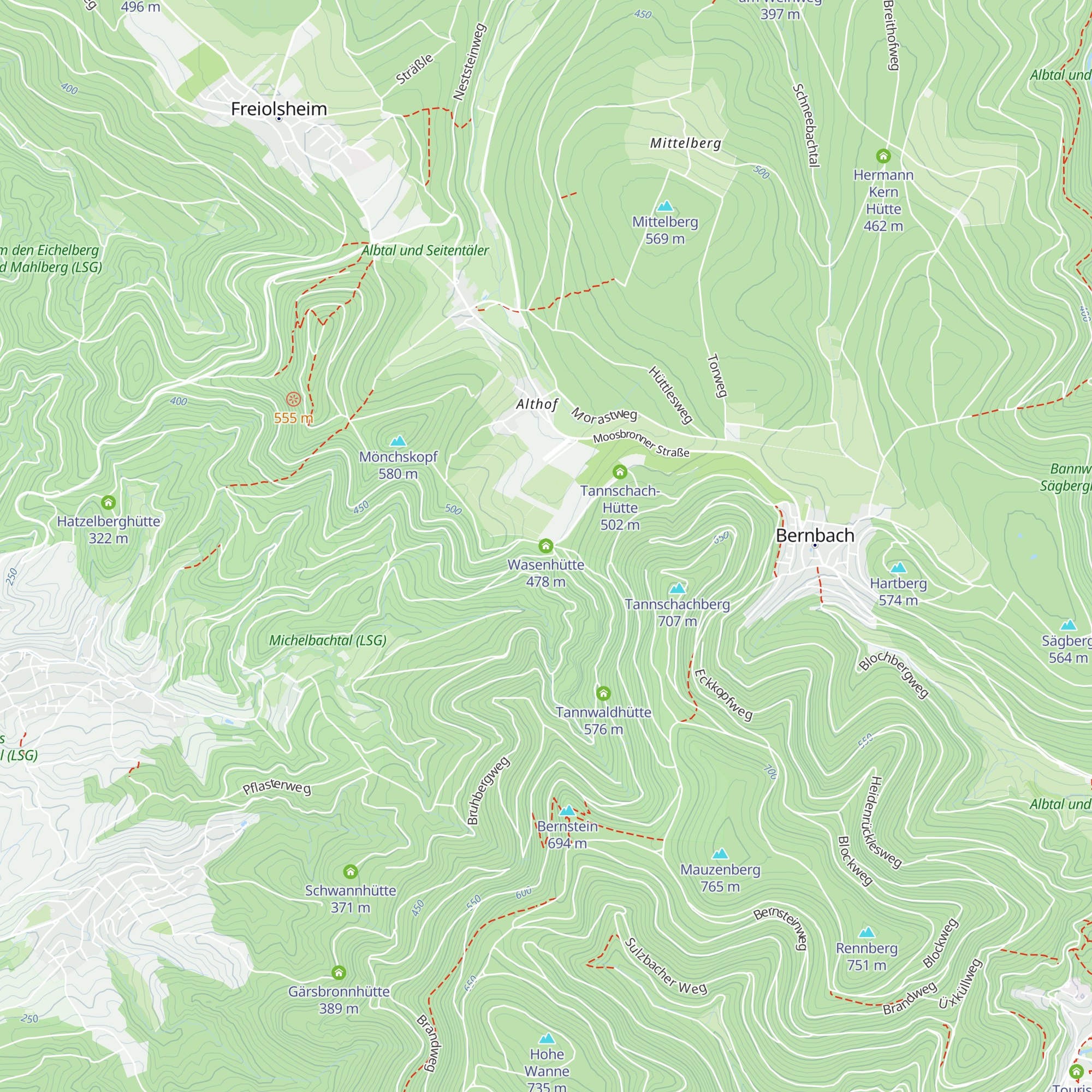 Wasenhütte map