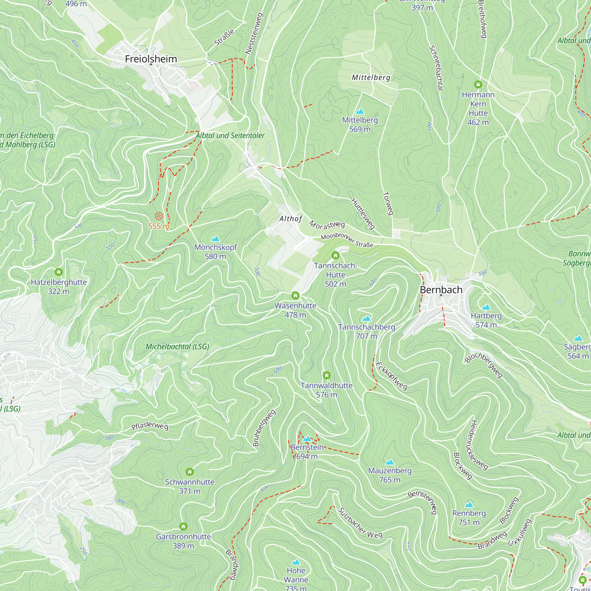Wasenhütte map