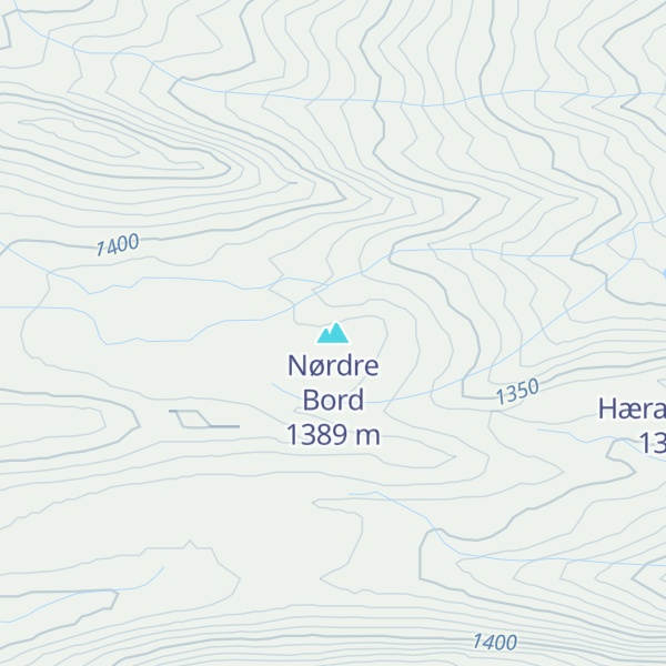 Map of Nørdre Bord