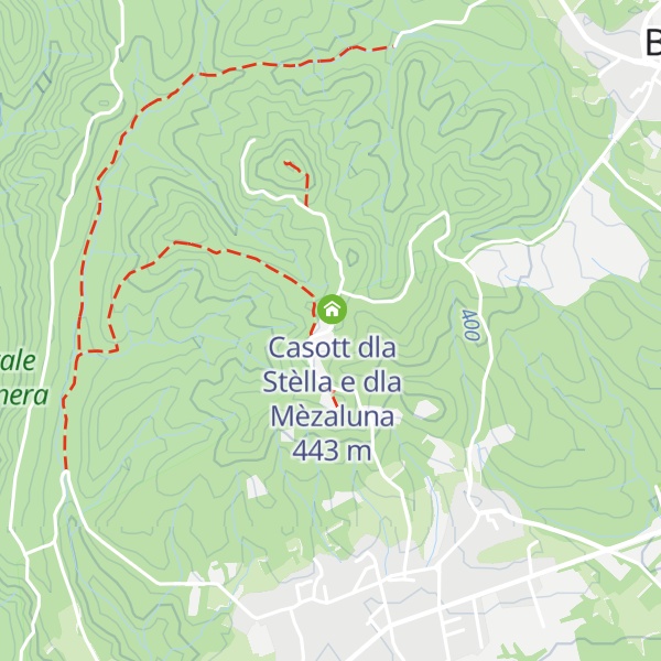Map of Casott dla Butèglia