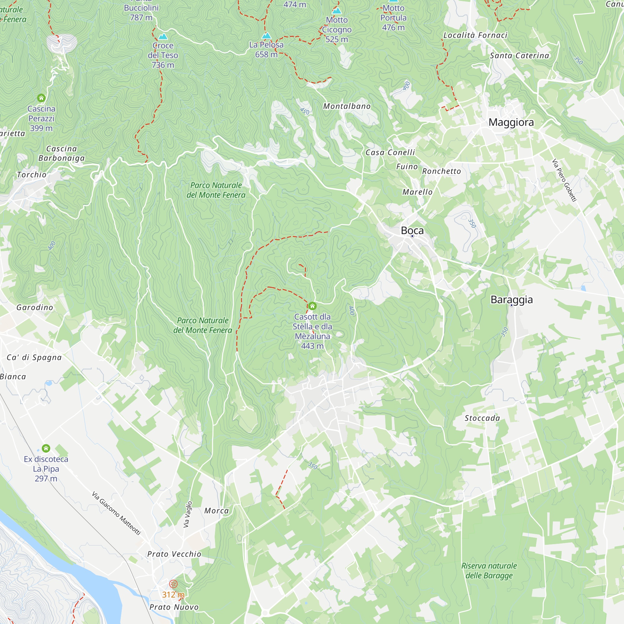 Casott dla Butèglia map
