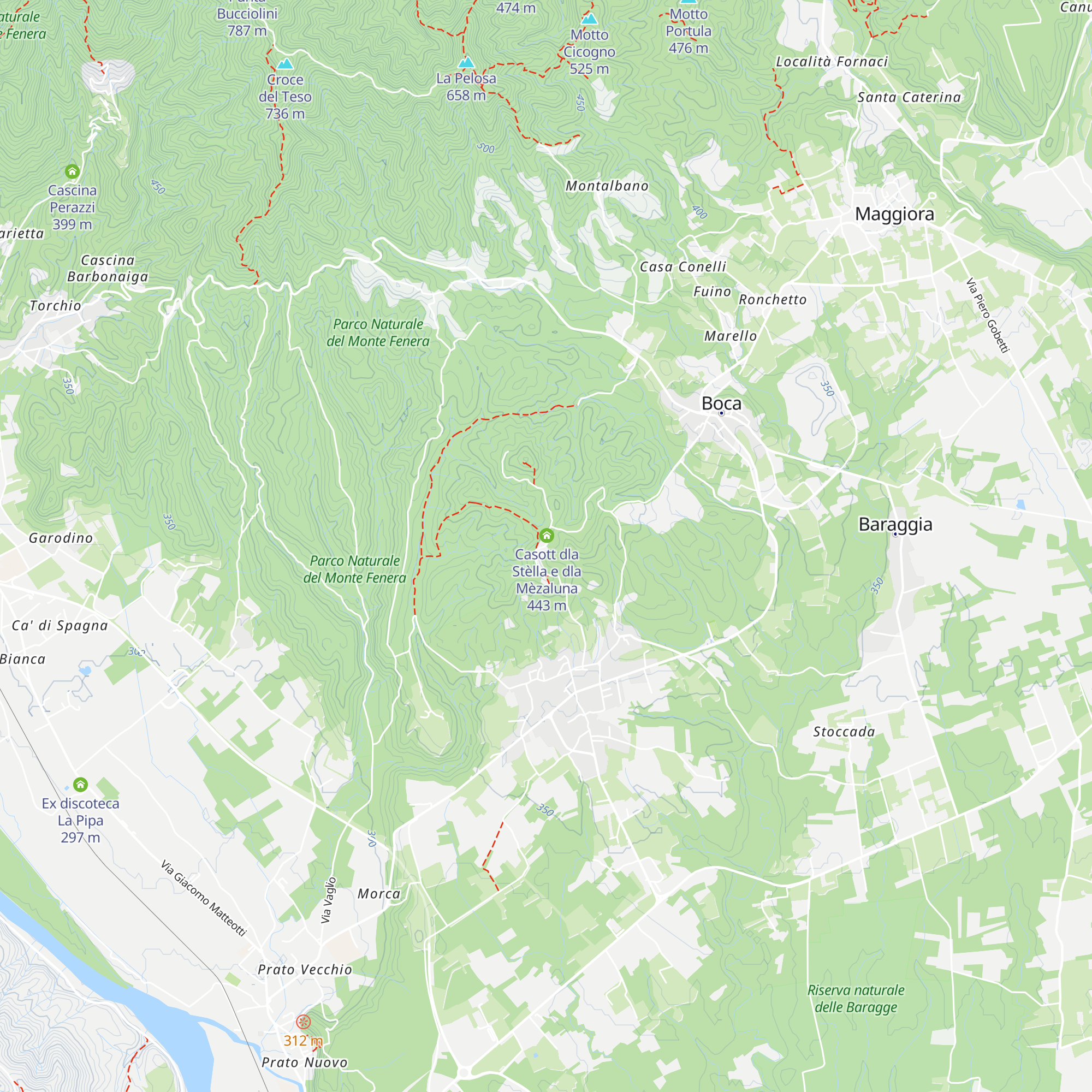 Casott dla Butèglia map
