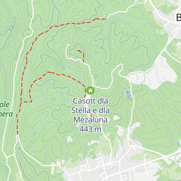Map of Casott dla Stèlla e dla Mèzaluna