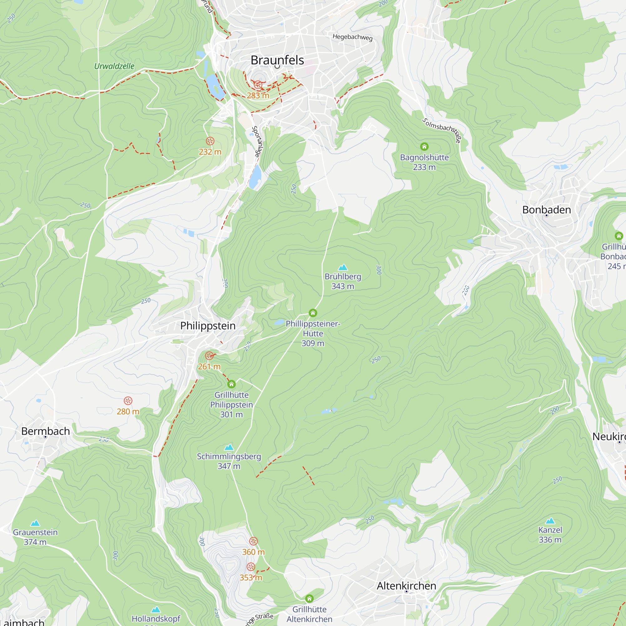 Phillippsteiner-Hütte map