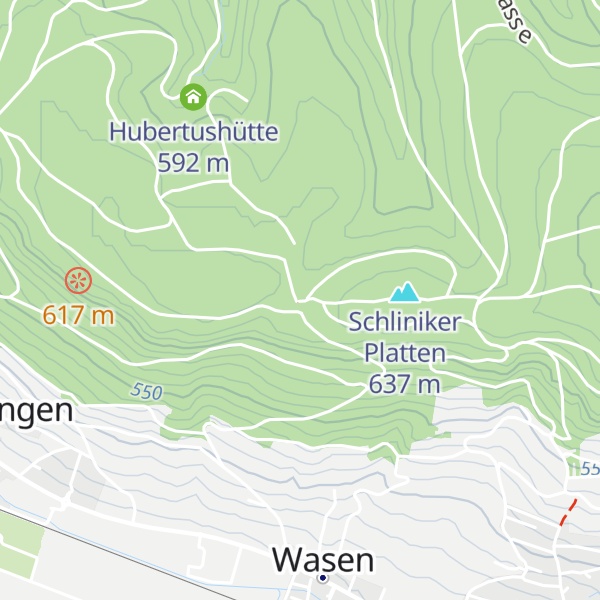 Map of Waldhütte Schleinikon