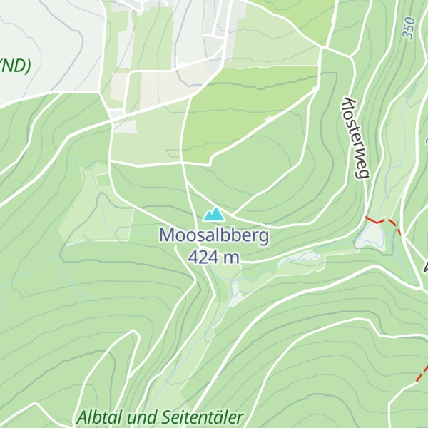 Map of Moosalbberg
