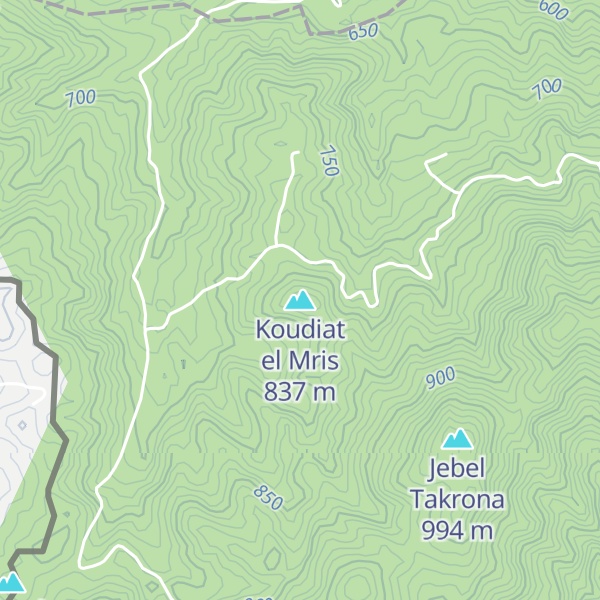Map of Koudiat el Mris