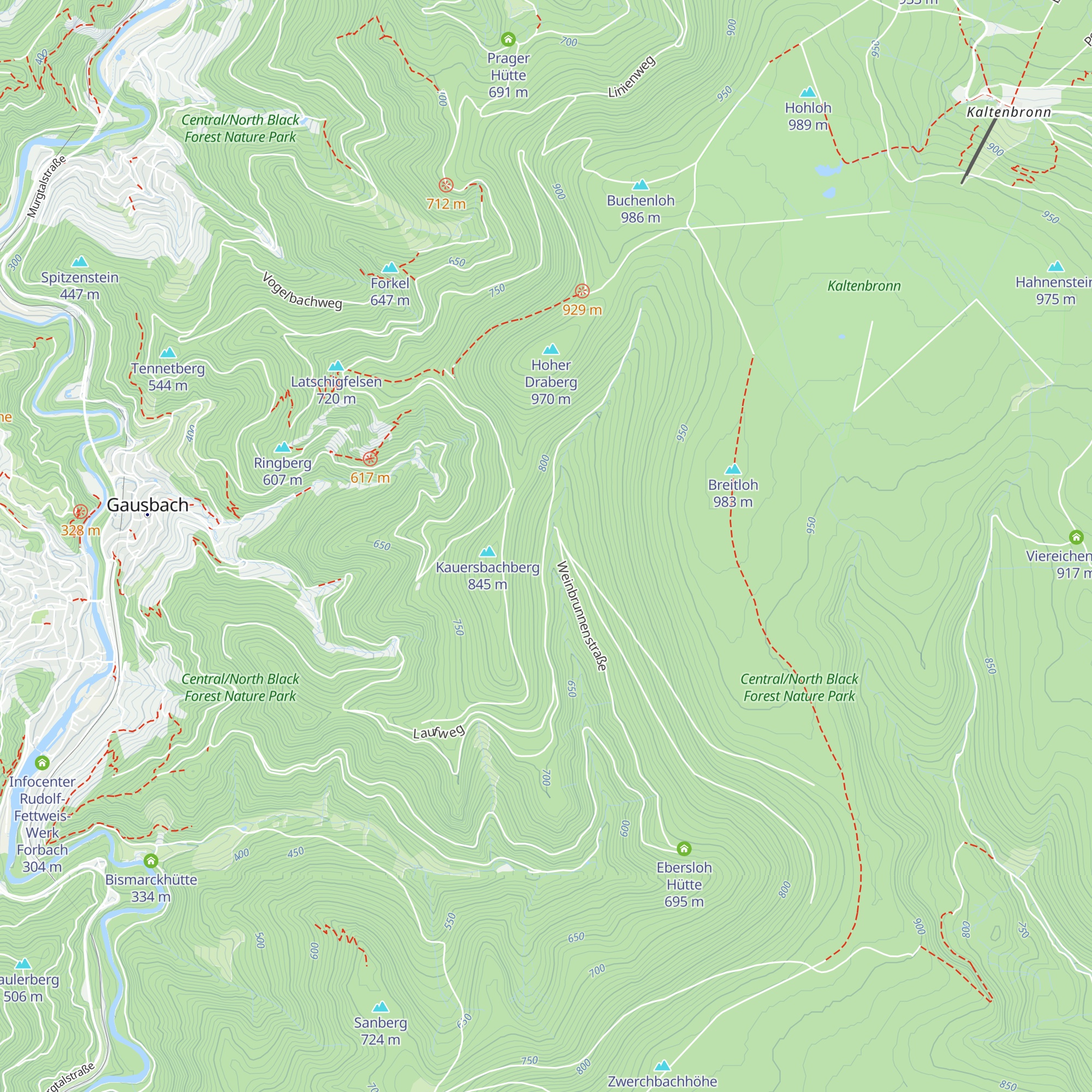 Winterhardt-Hütte map