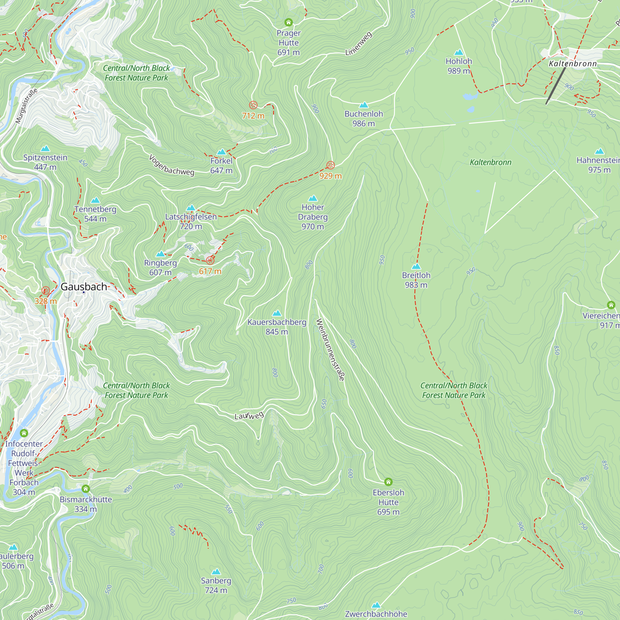 Winterhardt-Hütte map