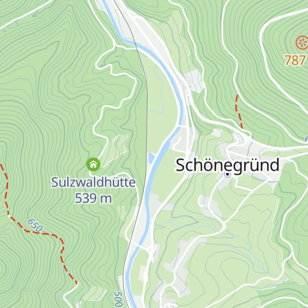 Map of Fischerhütte Sulzwiesen-See