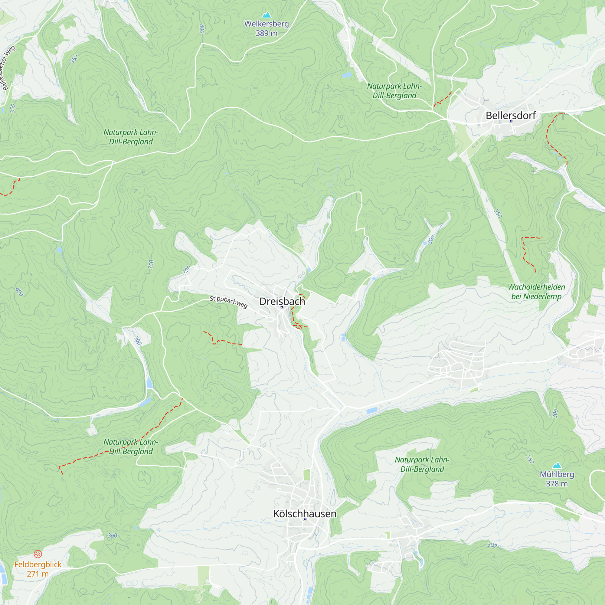 Grillhütte Dreisbach map
