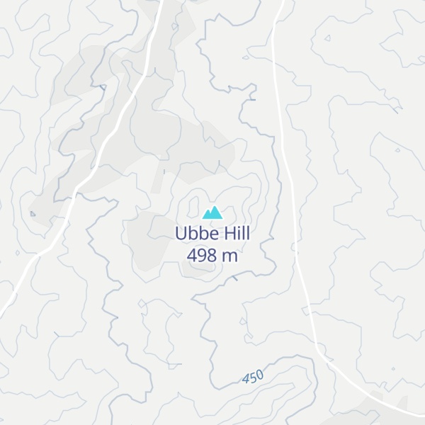 Map of Ubbe Hill