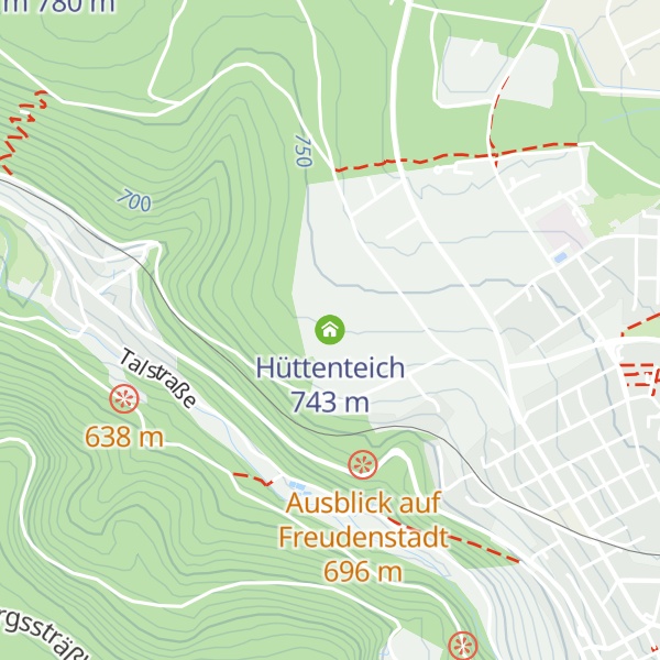 Map of Hüttenteich
