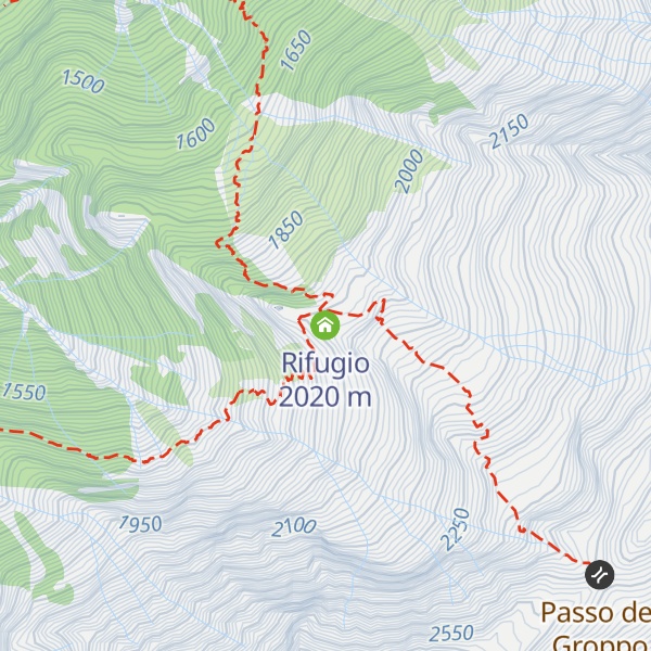 Map of Rifugio