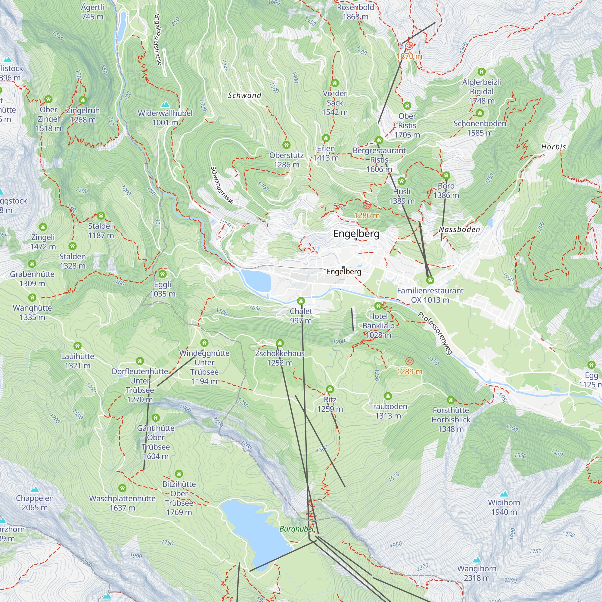 Chalet map