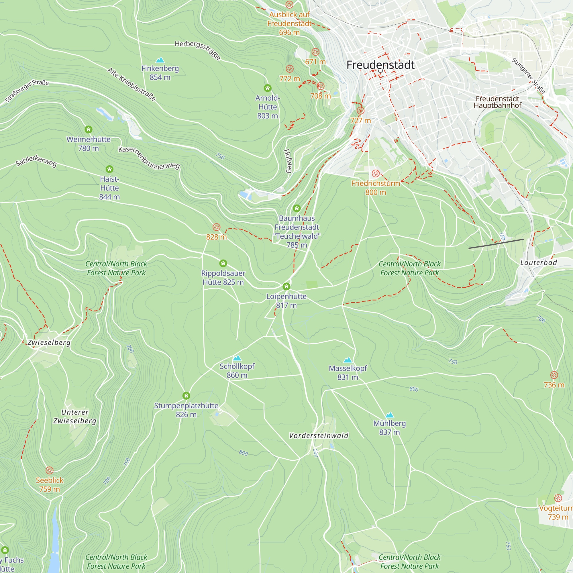 Loipenhütte map