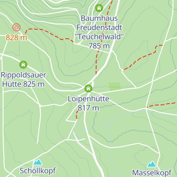 Map of Loipenhütte