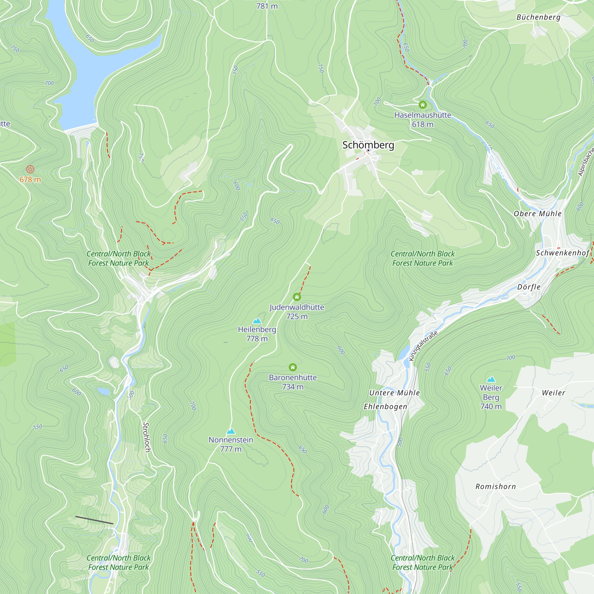 Judenwaldhütte map