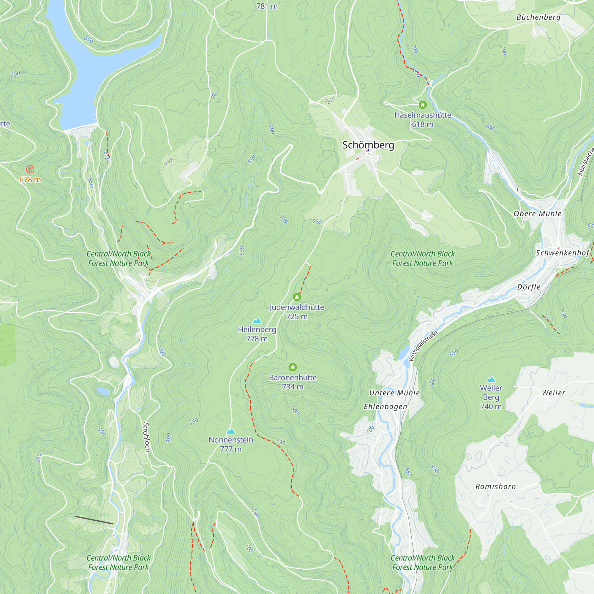 Judenwaldhütte map