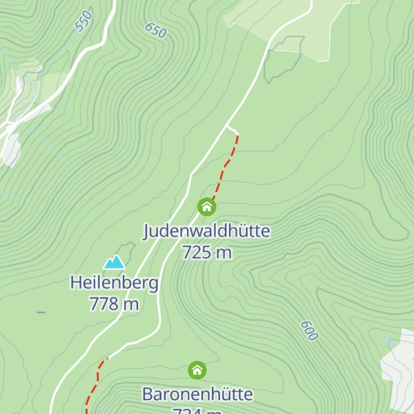 Map of Judenwaldhütte