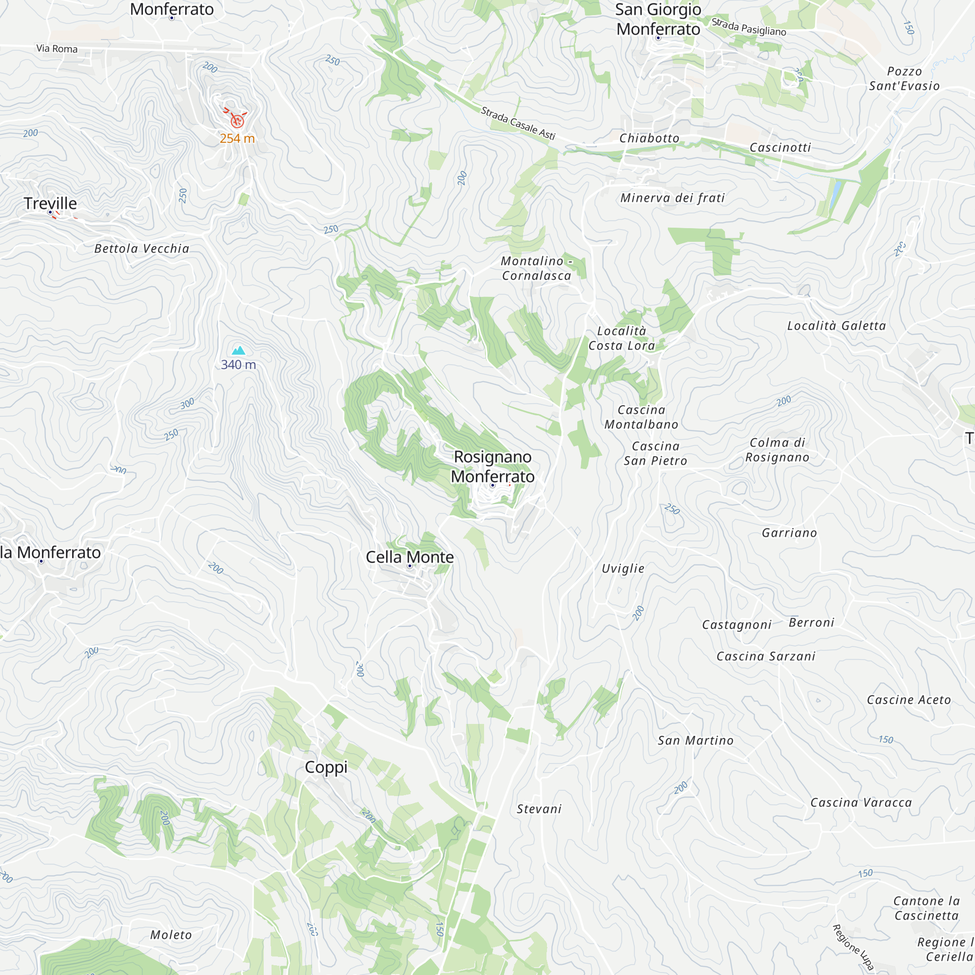 Pro Loco Rosignano map