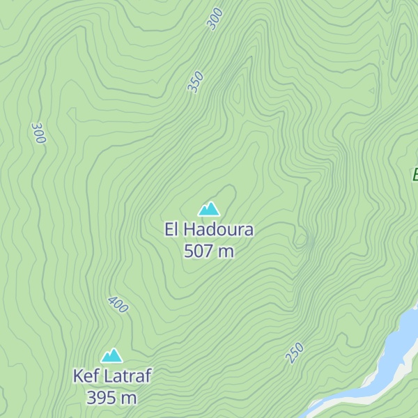Map of El Hadoura