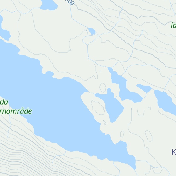 Map of Langtjønnbua
