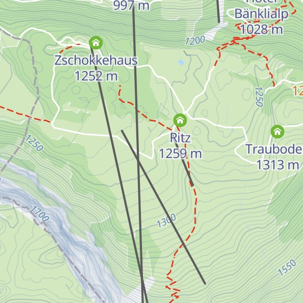 Map of Hinter Stafel