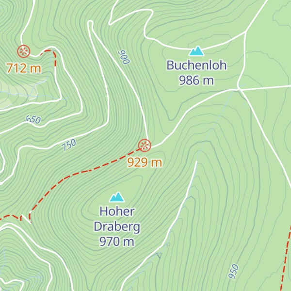 Map of Draberg-Hütte