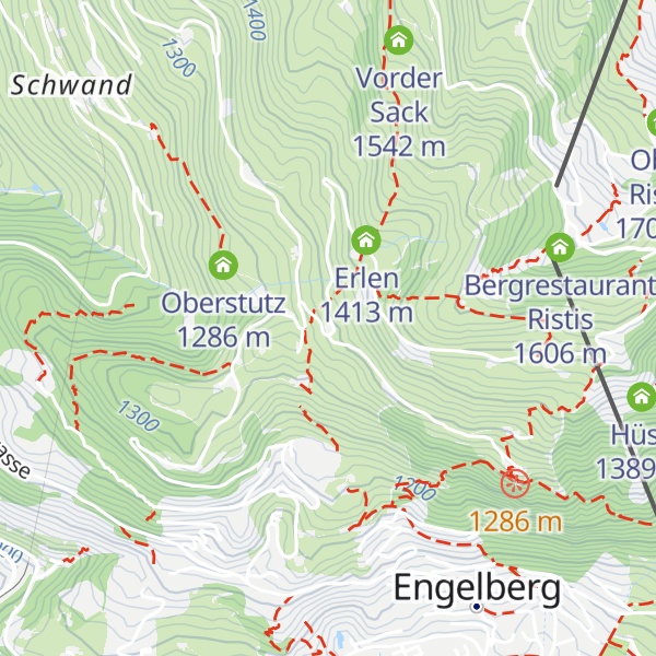 Map of Oberestes Bergli