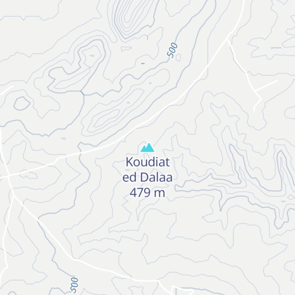 Map of Koudiat ed Dalaa