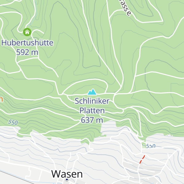 Map of Schliniker Platten